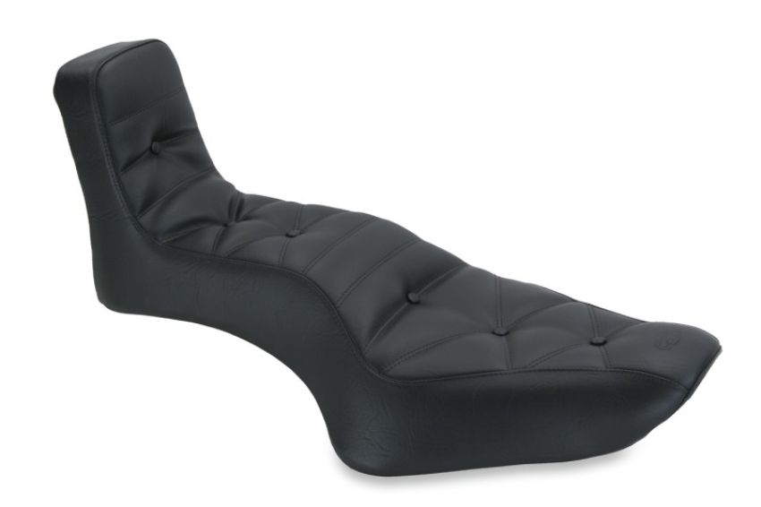 Mustang Motorcycle 75126 Mustang 04-21 Harley Sportster Throwback 1PC Seat - Black