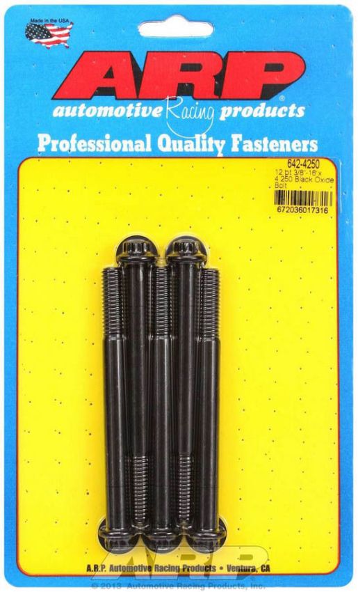 ARP ARP642-4250 Bolt Kit - 12pt - 5pk 3/8-16 x 4.250