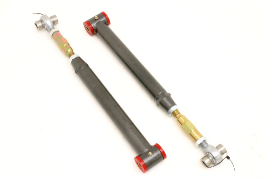 BMR Suspension TCA004H Lower Control Arms, DOM, On-car Adjustable, Polyurethane & Rod End Combo