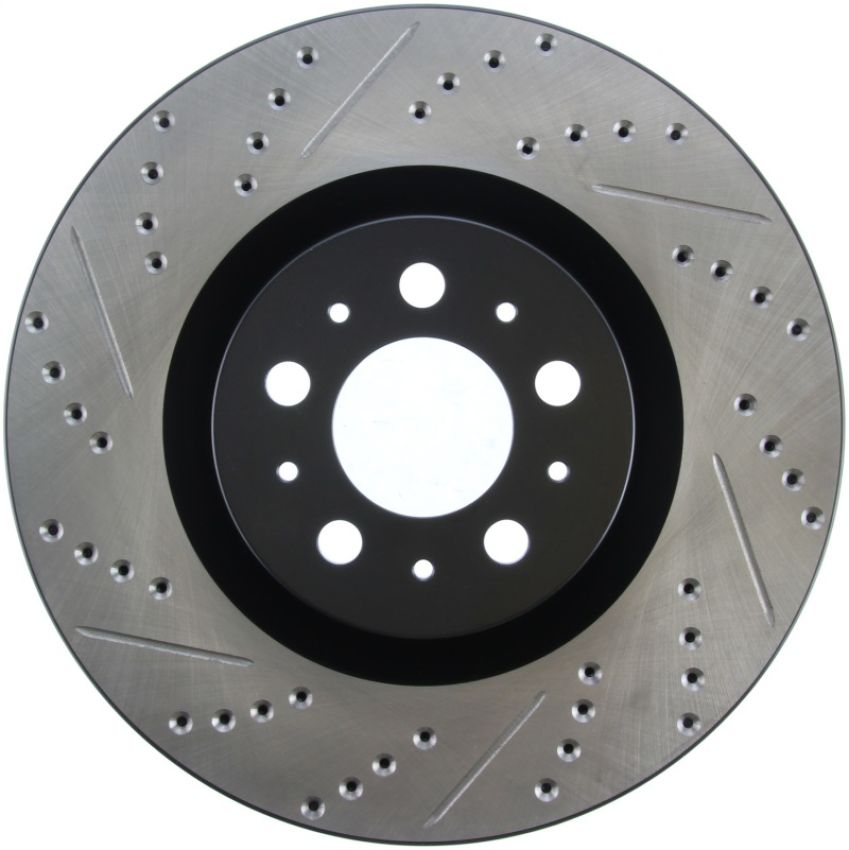 Stoptech 127.39035R Slotted & Drilled Sport Brake Rotor