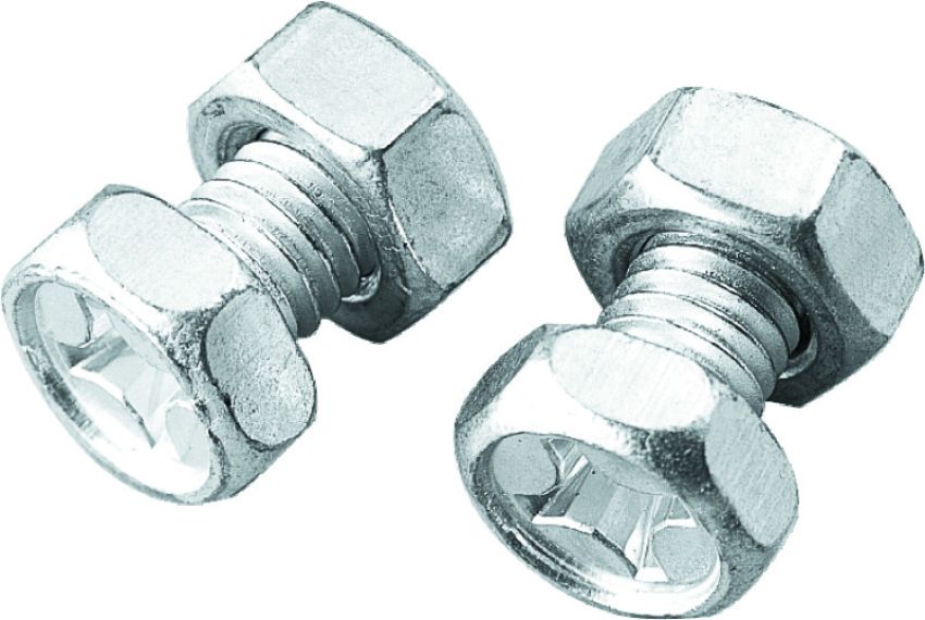 Yuasa Battery 5BNBSSF6M Yuasa 6mm Nut & Bolt Set - 2 Sets