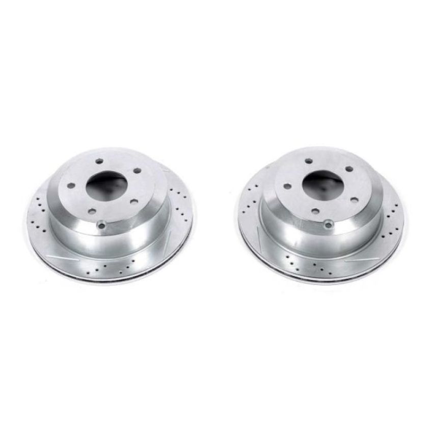 PowerStop AR8285XPR PowerStop Evolution Performance Drilled, Slotted & Plated Brake Rotor Pair
