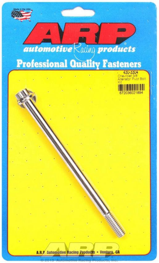 ARP ARP430-3304 Alternator Pivot Bolt Kit