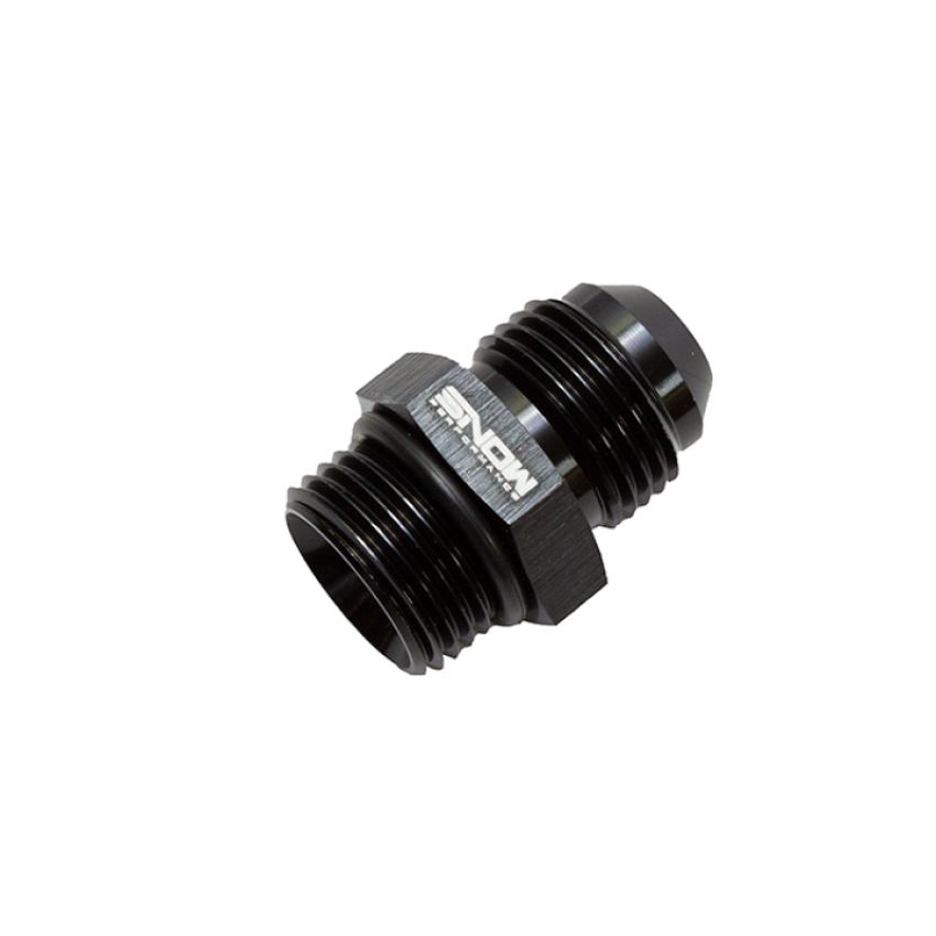 Snow Performance SNF-60808 -8 ORB to -8 AN Straight Fitting (Black)