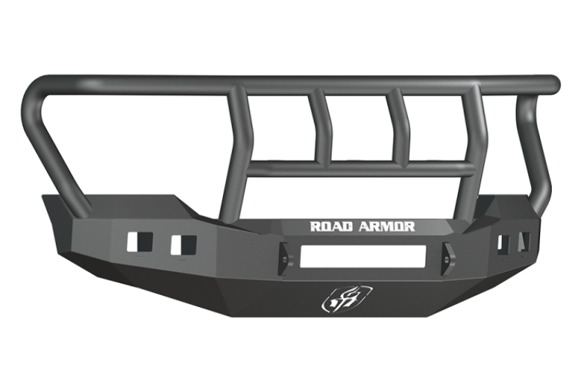 Road Armor 6114R2B-NW 11-16 Ford F-250 Stealth Front Bumper w/Titan II Guard Wide Flare - Tex Blk