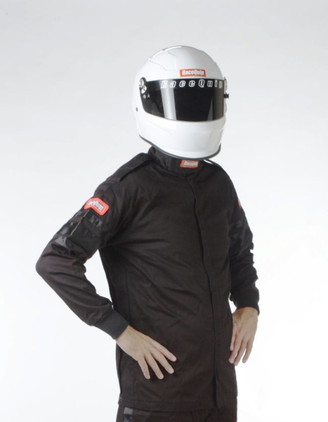 Racequip 111002 Black SFI-1 1-L Jacket - Small