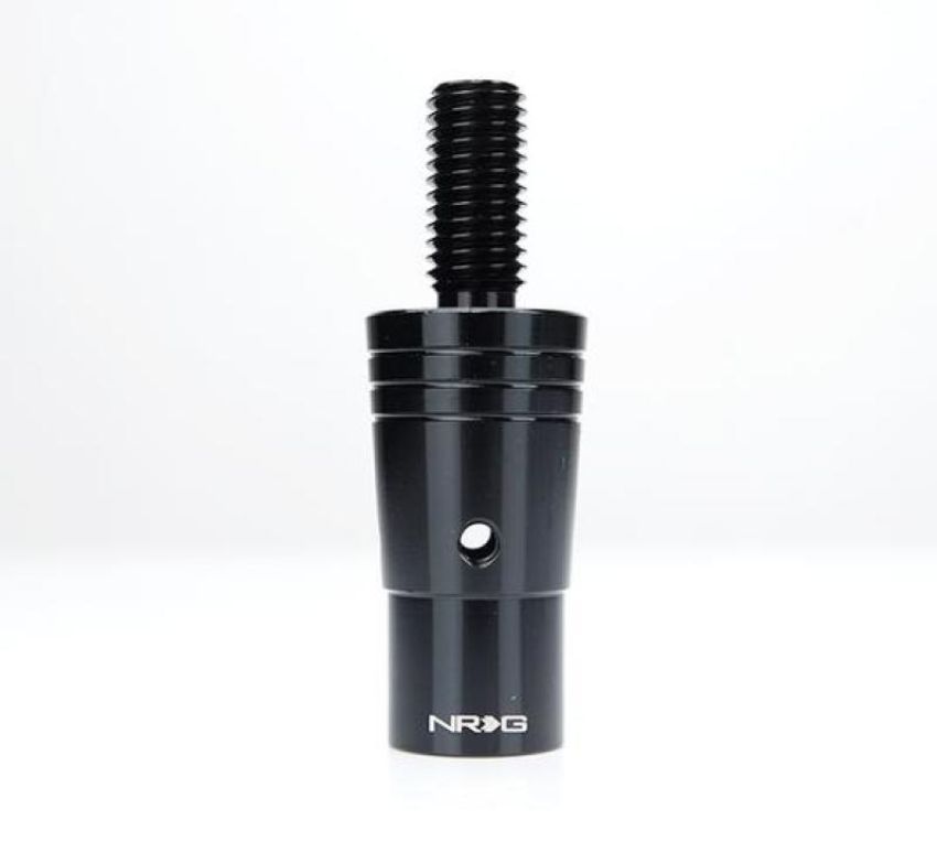 NRG SKA-014BK 14mm Euro Aluminum Adapter w/ M10x1.5 Thread Pitch - Black