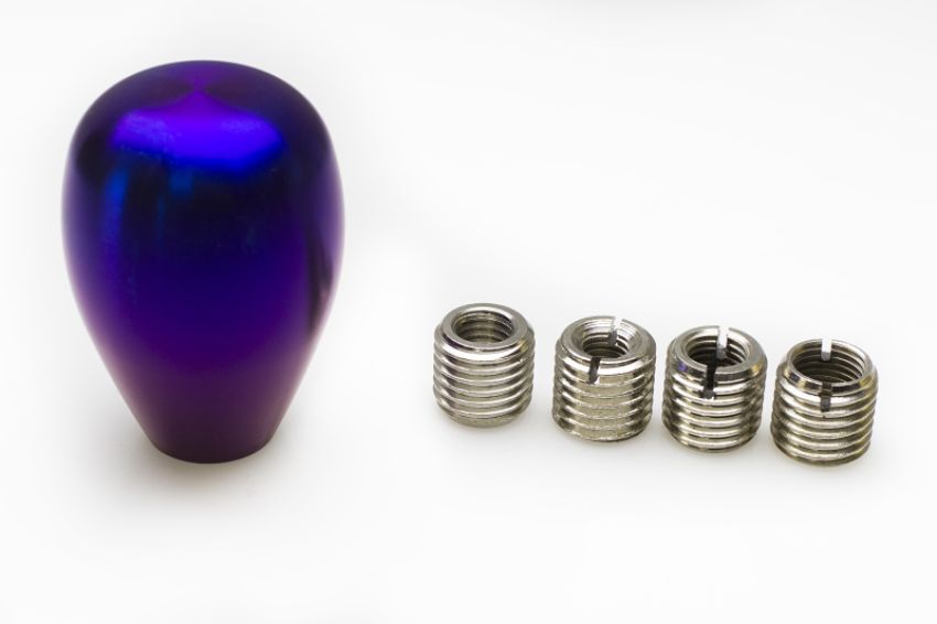 MXP MXTBSKB Burned Titanium Tear Drop Shift Knob w/Insert