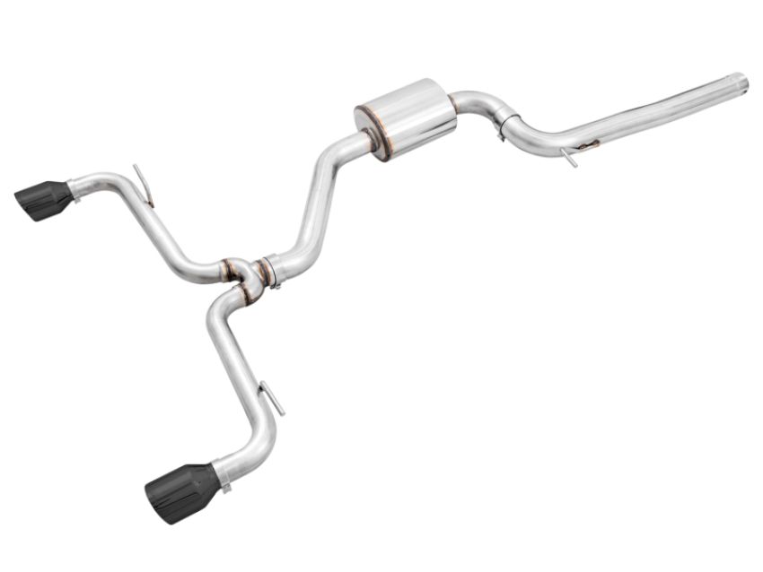 AWE Tuning 3020-33024 VW MK7 GTI Track Edition Exhaust - Diamond Black Tips