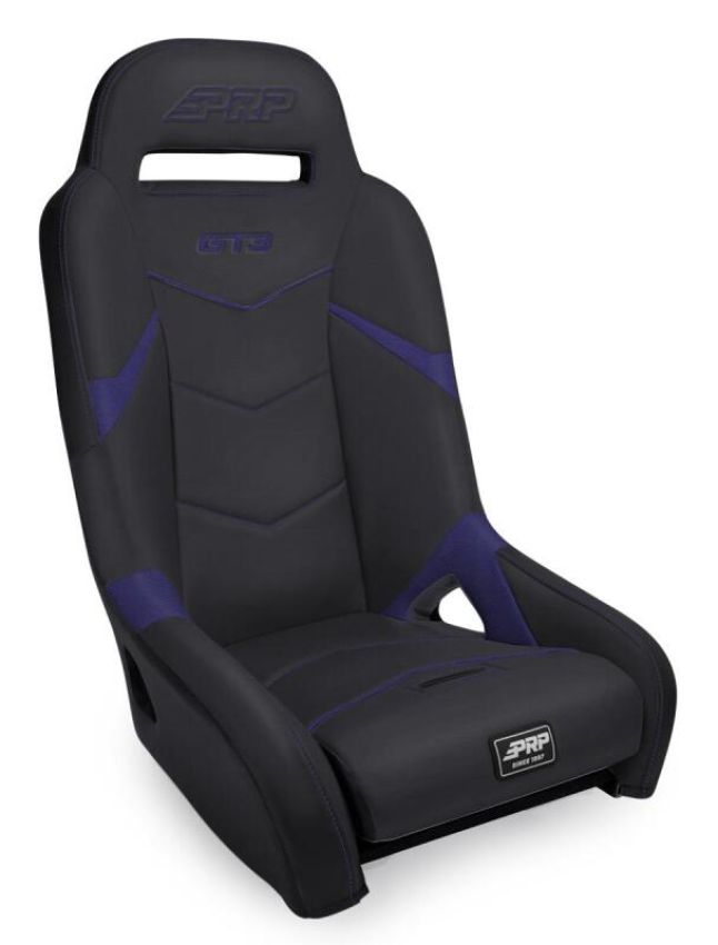PRP Seats A7301-PORXP-M PRP GT3 Suspension Seat - Black/Purple