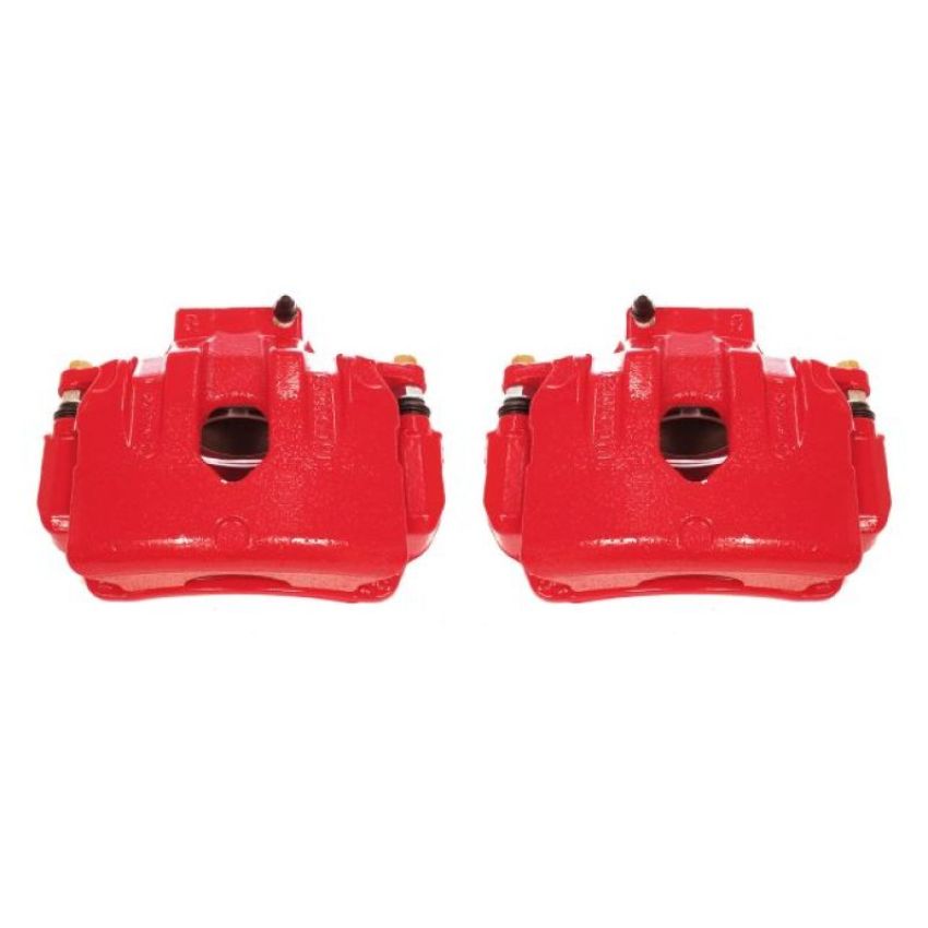 PowerStop S6412 Red Powder Coated Calipers