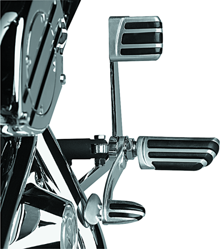 Kuryakyn 4428 Pilot Pegs With Stirrup Male Mount Adapter Chrome