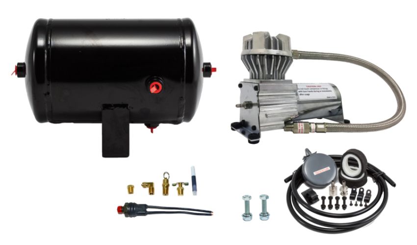 Kleinn Air Horns 6270 Kleinn Air System w/ 130 PSI Air Compressor / 1.0 gal Air Tank