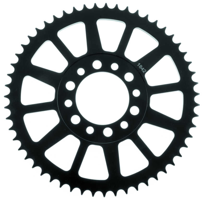 BikeMaster 965081 Yamaha Rear Steel Sprocket 428 50T - Black