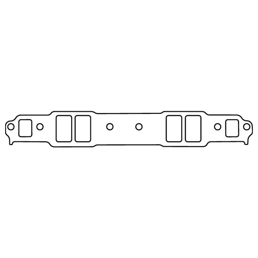 Cometic Gasket C5542-125 Cometic Chevy Gen1 Small Block V8 .125in Fiber Intake Mani Gskt Set-1.240in x 2.100in Rectangle Port