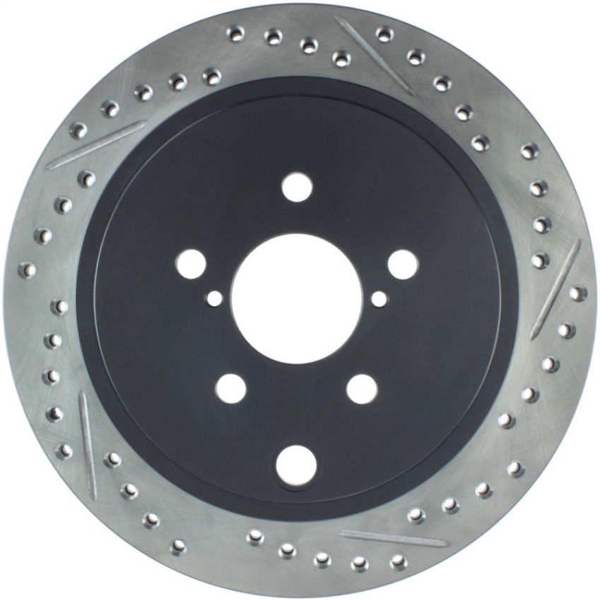 Stoptech 127.47031L Slotted & Drilled Sport Brake Rotor
