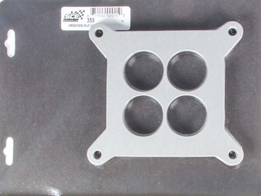 SCE GASKETS 355 HOLLEY 4BBL 4 HOLE .062 THICK 1.740 CARB BASE GASKETS 10 PAK