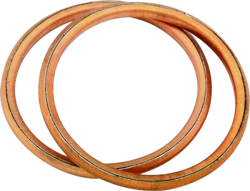 Bikers Choice 491252 66-84 Shovelhead Choice Round Copper Exhaust Gaskets Pr