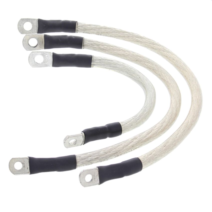 All Balls Racing 79-3013 04-06 Harley FXD Super Glide Battery Cable Kit Clear