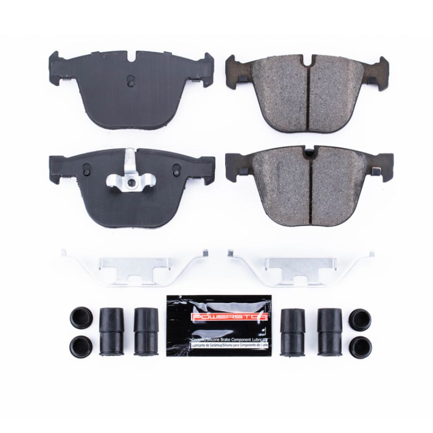 PowerStop Z23-919A PowerStop - Z23 Daily Driver Carbon-Fiber Ceramic Brake Pads with Hardware Kit