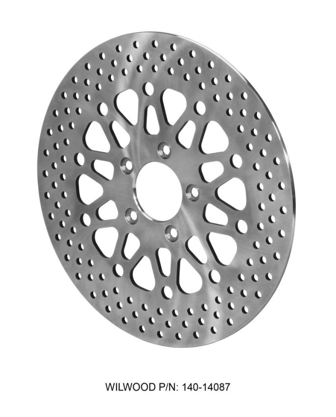 Wilwood 160-14087 Rotor-Rear-H-D Motorcycle 2008-Up Satin Finish 11.80 x .276 - 5 on 3.25in