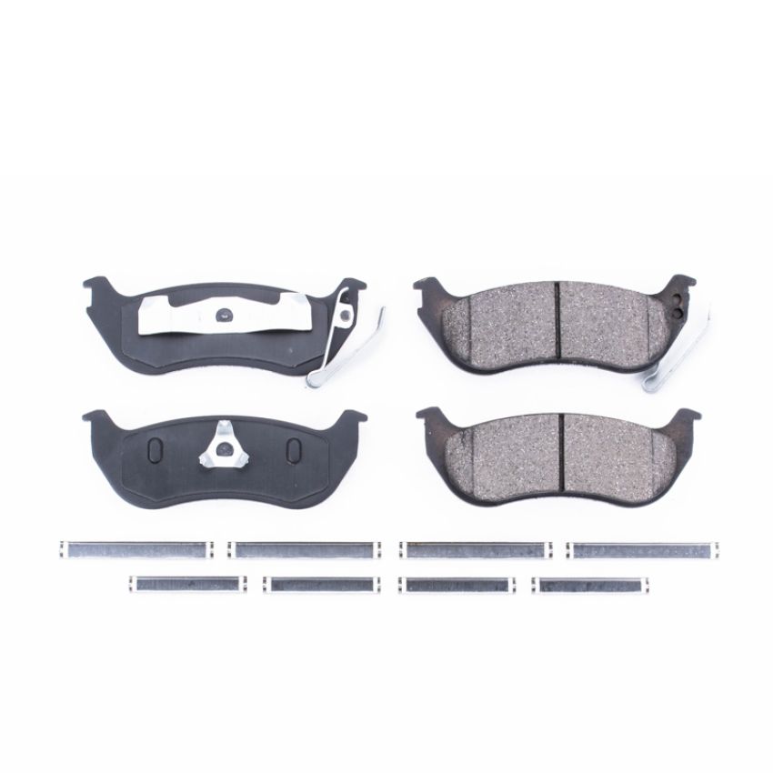 PowerStop 17-981 PowerStop - Z17 Low-Dust Ceramic Brake Pads with Hardware