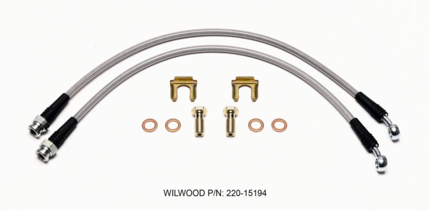 Wilwood 220-15194 Flexline Kit Front C6 Corvette (non-Z06)