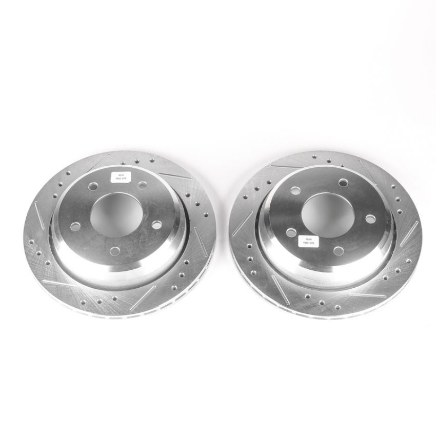 PowerStop AR8253XPR PowerStop Evolution Performance Drilled, Slotted & Plated Brake Rotor Pair