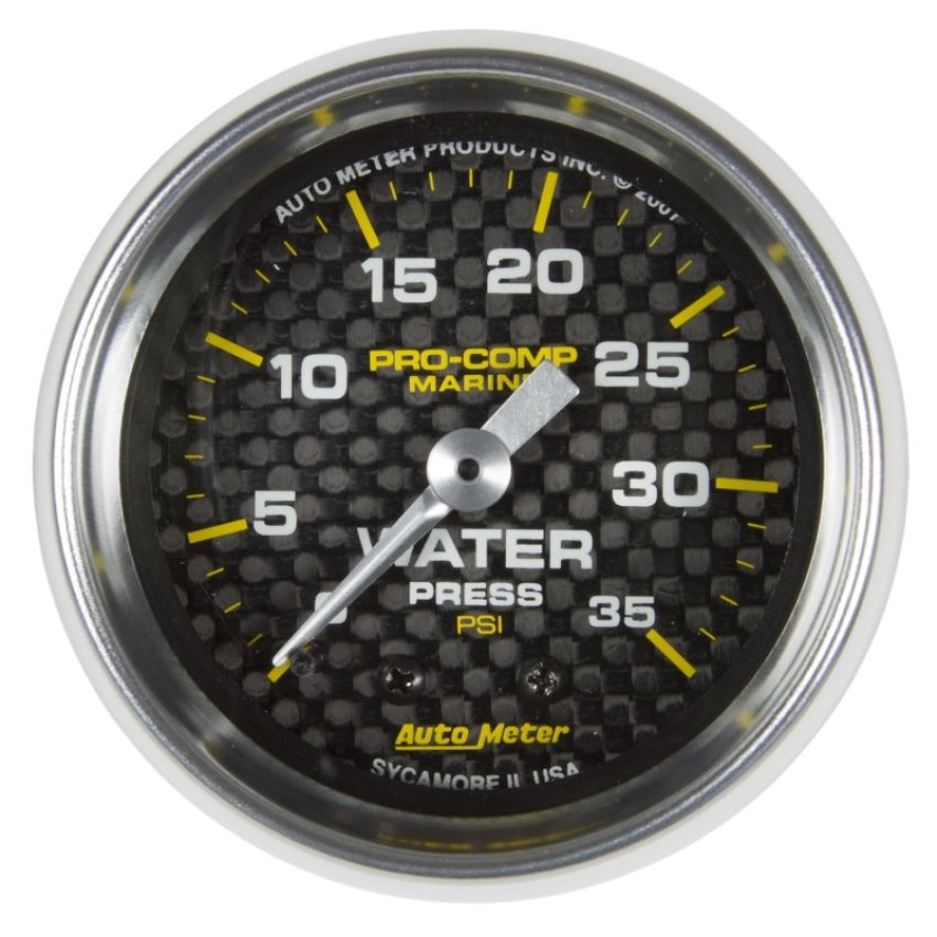 AutoMeter 200772-40 GAUGE, WATER PRESS, 2 1/16