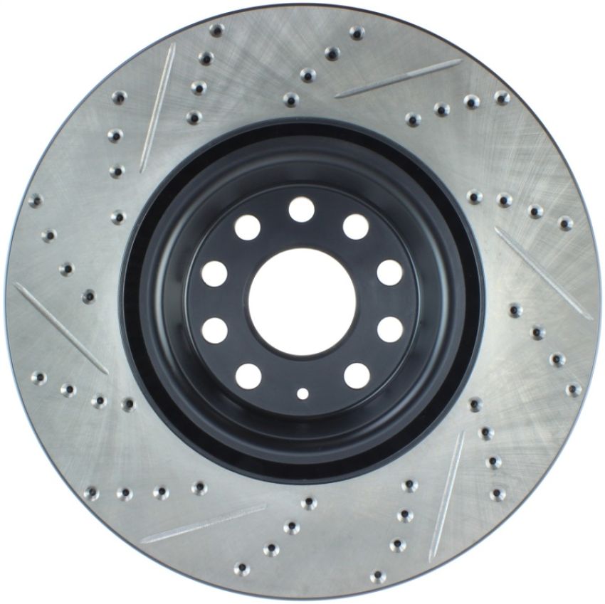 Stoptech 127.33144L Slotted & Drilled Sport Brake Rotor