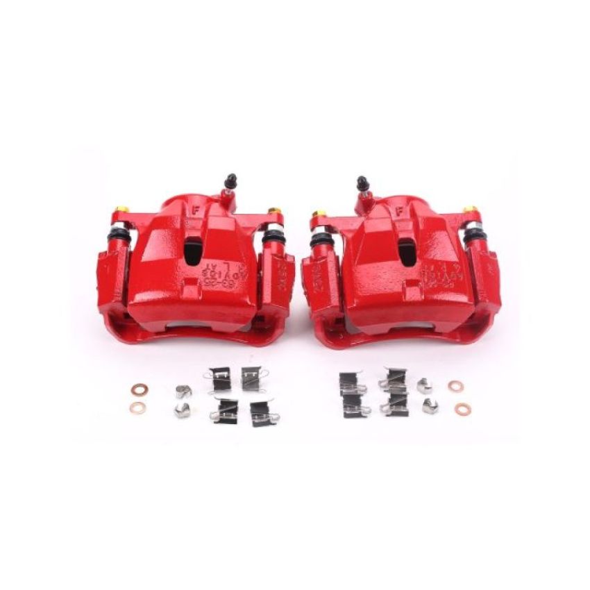 PowerStop S3196A Red Powder Coated Calipers