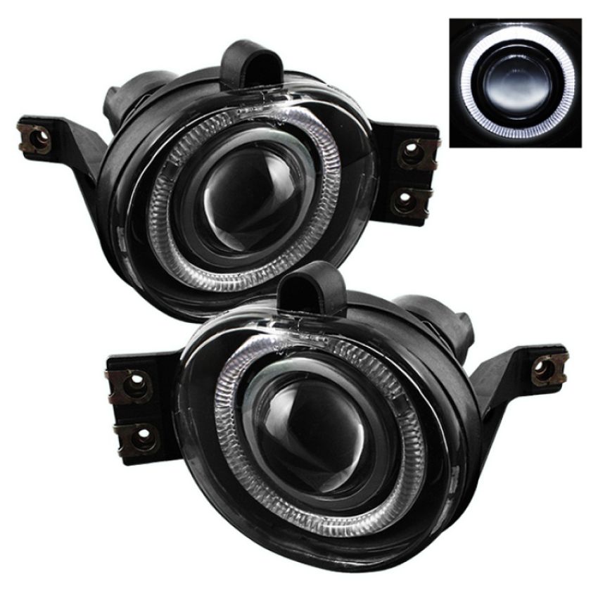 SPYDER 5021250 Halo Projector Fog Lights w/Switch - Clear