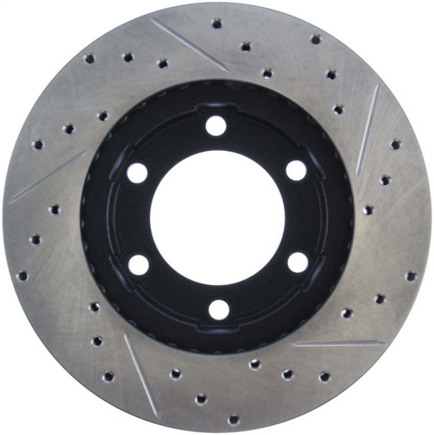 Stoptech 127.68000R Slotted & Drilled Sport Brake Rotor