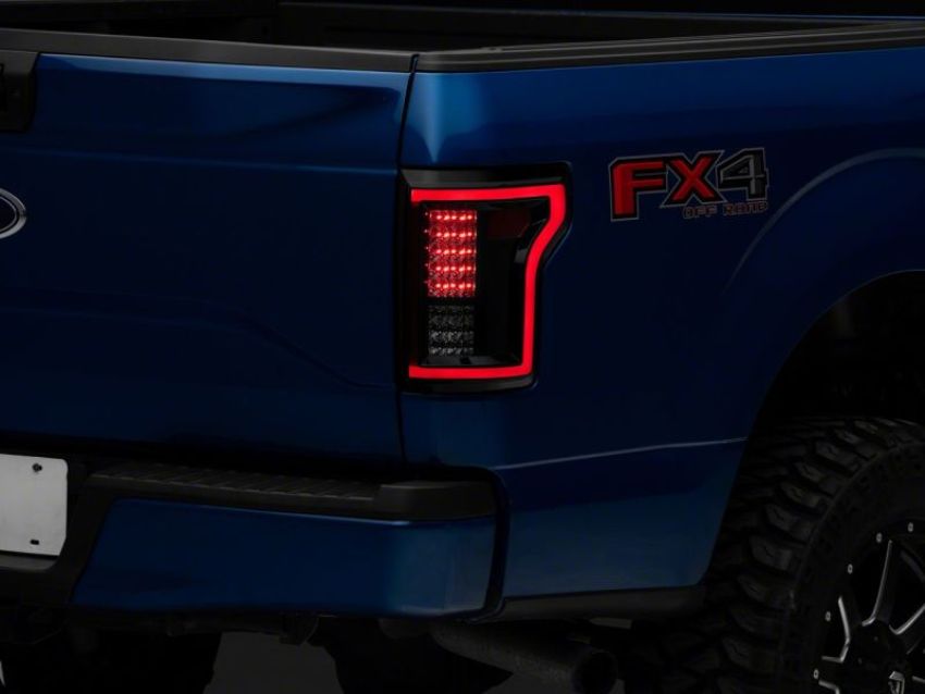 Raxiom T542881 15-17 Ford F-150 LED Tail Lights- Blk Housing (Smoked Lens)
