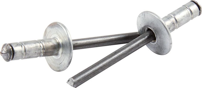 ALLSTAR PERFORMANCE ALL18086 Med Hd Rivet Silver 250pk Multi Grip