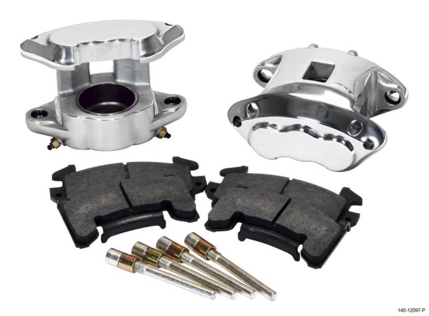 Wilwood 140-12097-P D154 Front Caliper Kit -Polished 2.50in Piston 1.04in Rotor