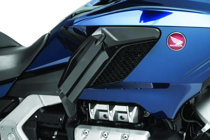 Kuryakyn 6579 Air Deflectors 18-Up Goldwing Dark Smoke