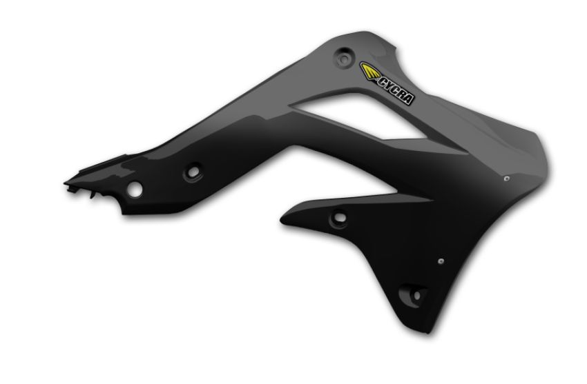 Cycra 1CYC-1866-12 13-15 Kawasaki KX450F Powerflow Radiator Shrouds - Black