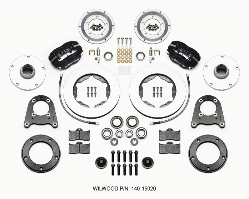 Wilwood 140-15020 Forged Dynalite-M Front Kit 10.75in 1950-1955 MG-TD/TF