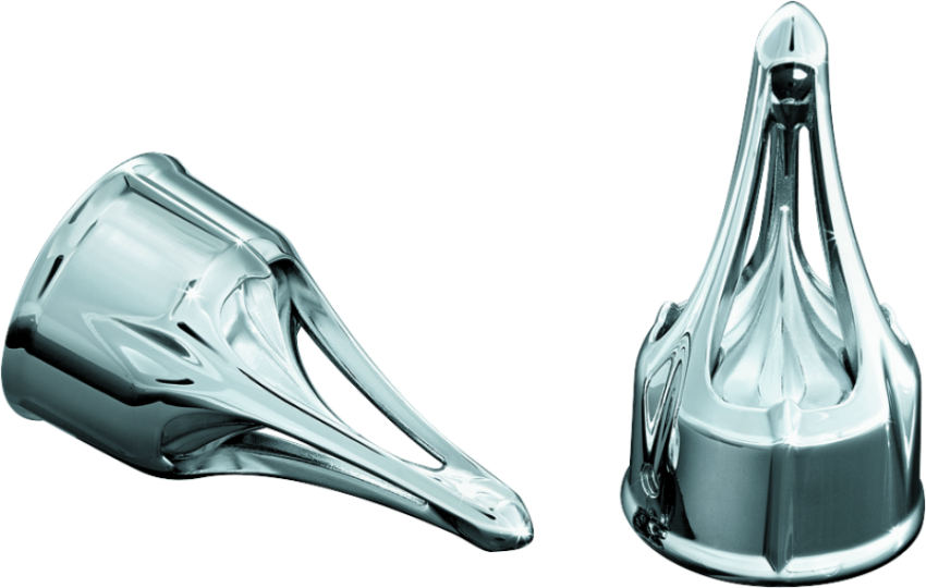 Kuryakyn 1225 Roman Axle Caps Chrome