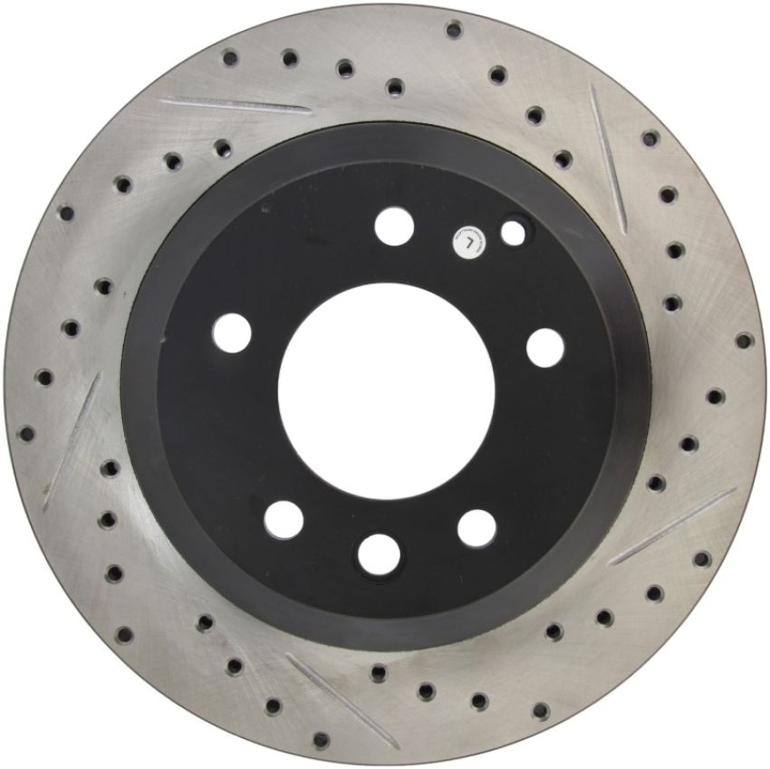 Stoptech 127.33078L Slotted & Drilled Sport Brake Rotor