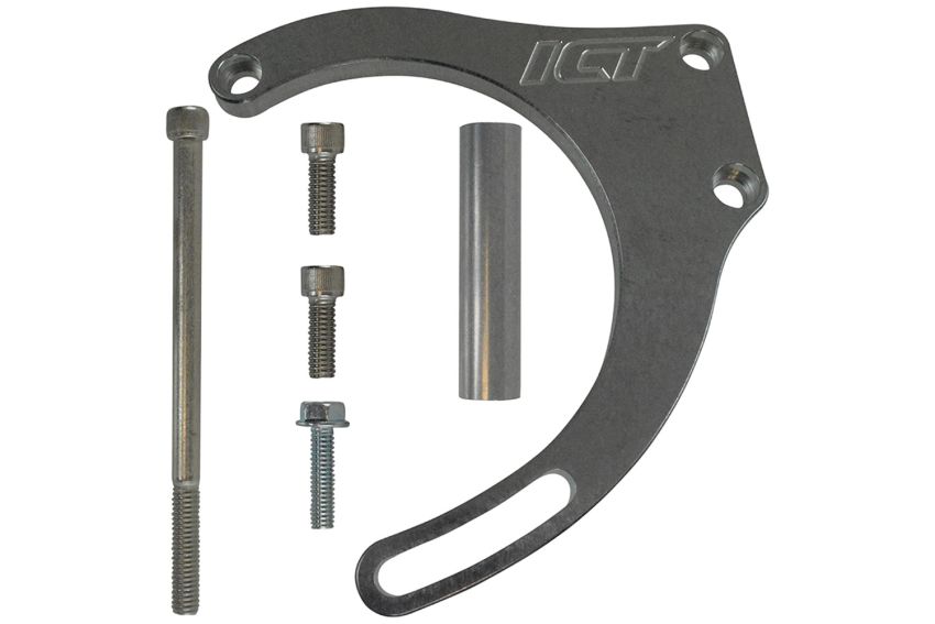 ICT BILLET ICT551496 BBC Billet Low Mount Alt ernator Bracket Kit