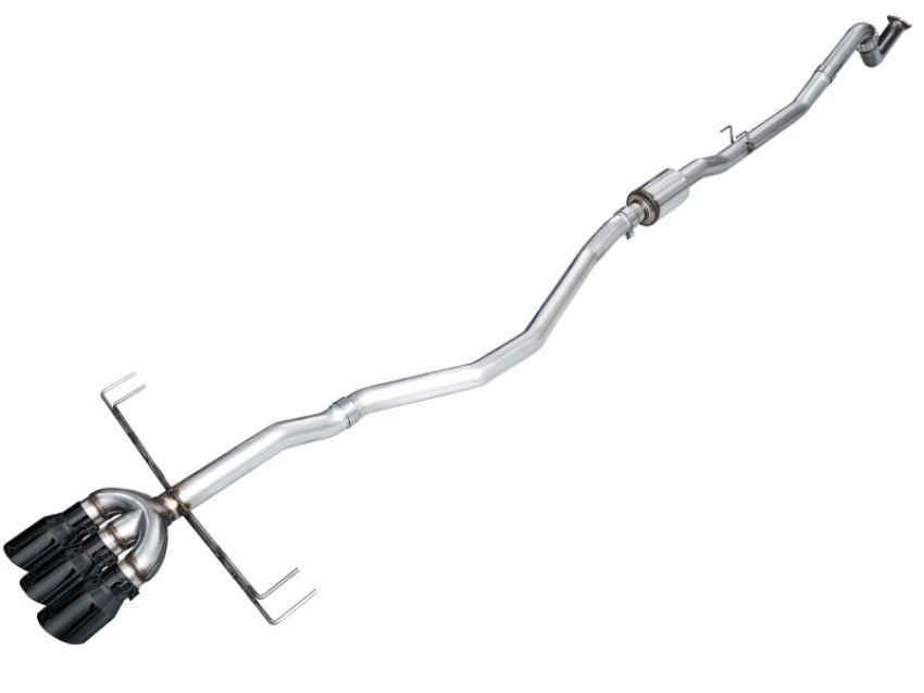 AWE Tuning 3020-53335 2024 Acura Integra Type S DE5 FWD Track Edition Exhaust w/ Triple Diamond Black Tips
