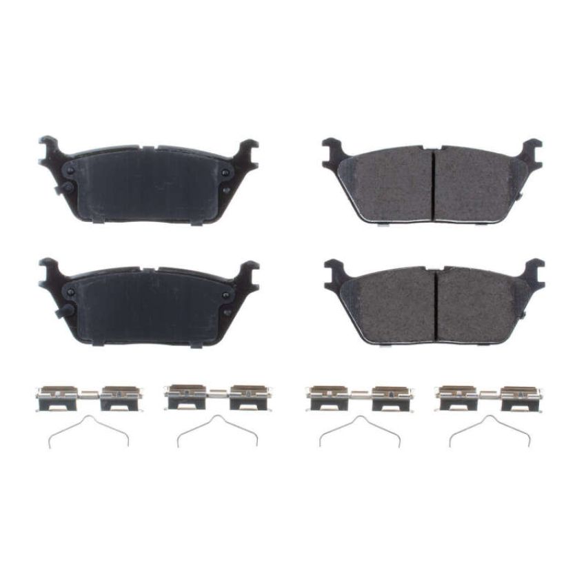 PowerStop 17-2169 PowerStop - Z17 Low-Dust Ceramic Brake Pads with Hardware