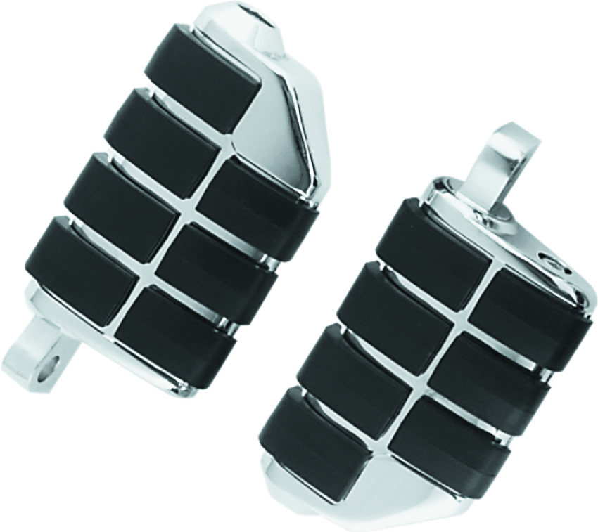 Kuryakyn 8028 Dually ISO Peg With Male Mount Adapter Chrome (Pair)