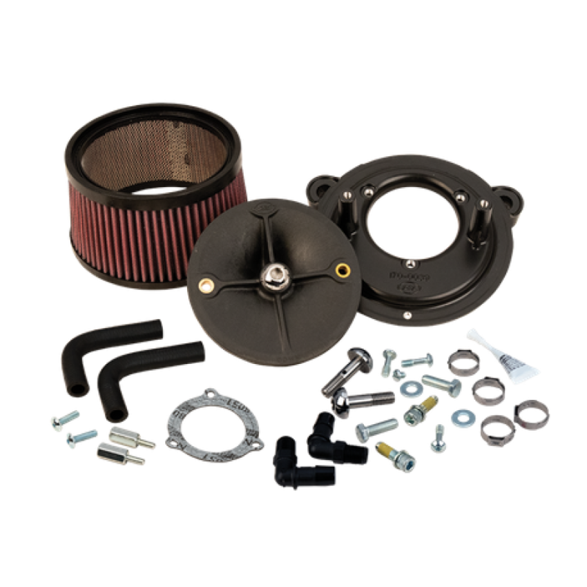 S&S Cycle 170-0250 08-16 Touring Models w/ S&S 70mm Throttle Body Stealth Air Cleaner Kit w/o Cover