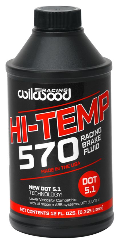 Wilwood 290-2210 570 Brake Fluid - 6 Pack 12 oz Bottles