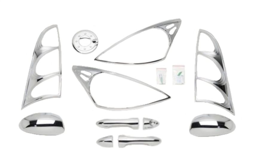 Putco 405069 00-04 Ford Focus (2 Door) DH/MC/TL/HL/FTC Chrome Trim Accessory Kits