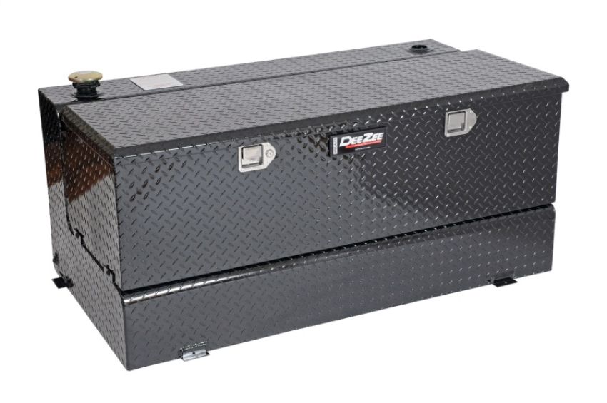 Dee Zee DZ91742XB Deezee Universal Tanks - Combo Auxiliary Black Tread Aluminum (92 Gal)