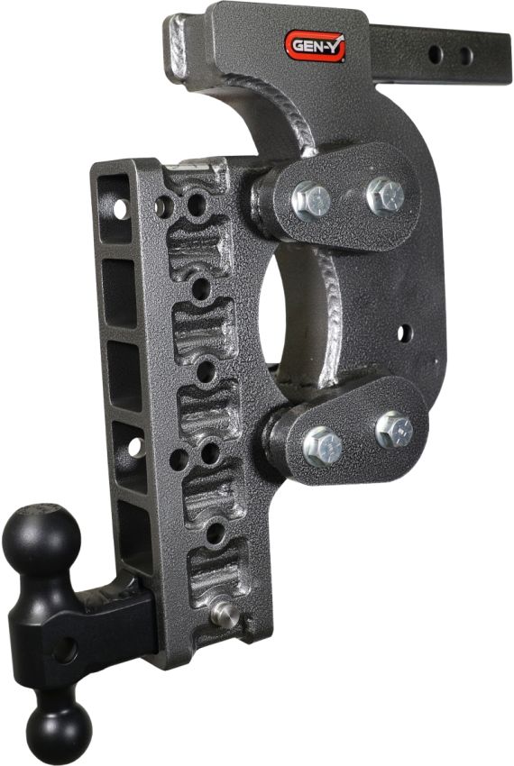 GEN-Y Hitch GH-1416 Gen-Y The Boss Torsion-Flex 2in Shank 17.5in Drop 16K Hitch w/GH-051 Dual-Ball/Stabilizer Kit